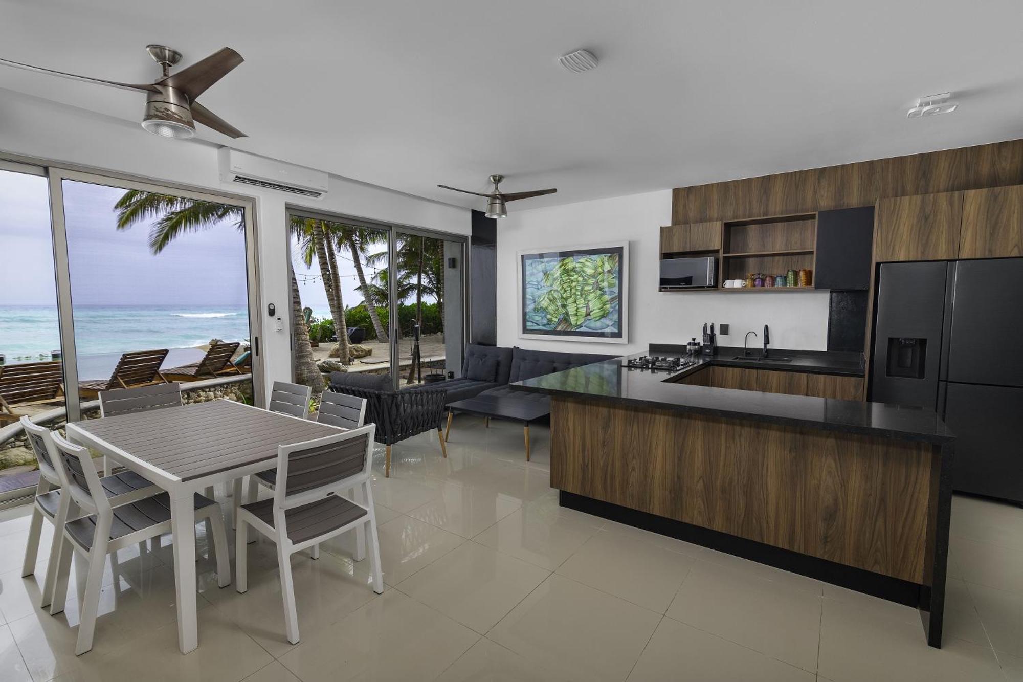 Angelina 28 Beachfront And Family Apartments - Modern And Relaxing Long Stays - 20 Min From Cancun Airport Puerto Morelos Luaran gambar